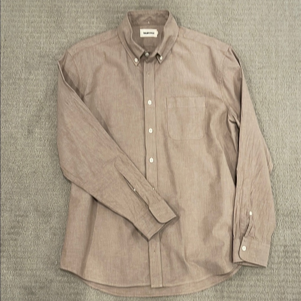 Taylor Stitch Brown Casual Button Down Shirt